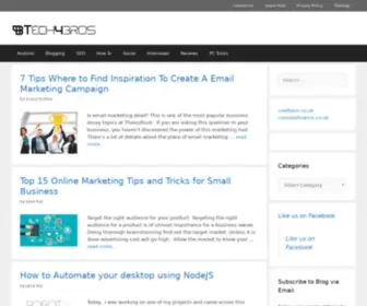 Tech4Bros.com(Blogging Tips and Tricks) Screenshot