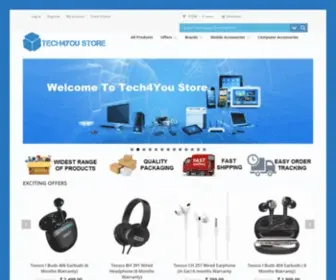 Tech4Youstore.com(Tech4You Store) Screenshot