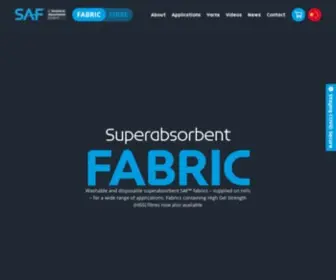 Techabsorbents.com(Superabsorbent Fabric) Screenshot