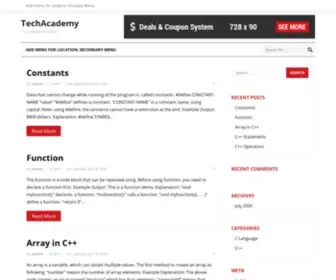 Techacademy.in(Your Education Partner) Screenshot