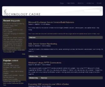 Techadre.com(The Technology Cadre) Screenshot