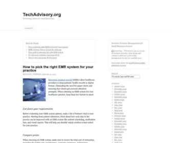 Techadvisory.org(Technology Advice for Small Businesses) Screenshot