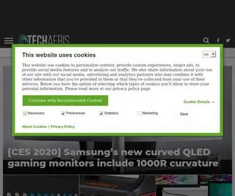 Techaeris.com(Tech and Gaming News and Reviews) Screenshot
