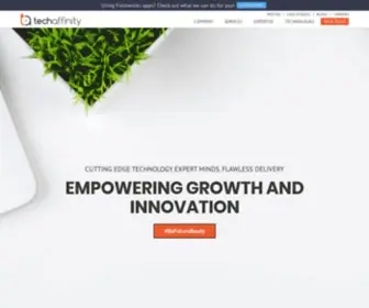 Techaffinity.us(IT Software Services & Business Consulting) Screenshot