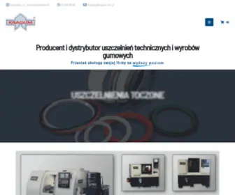 Techagum.com.pl(Firma Kragum oferuje w ciągłej sprzedaży) Screenshot