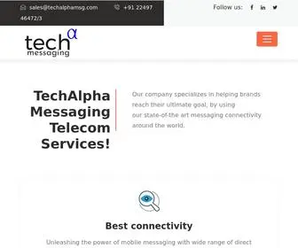 Techalphamsg.com(TechAlpha Messaging LLC) Screenshot
