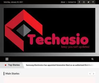 Techasio.com(Home) Screenshot