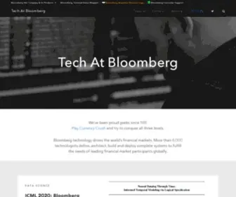 Techatbloomberg.com(Tech At Bloomberg) Screenshot