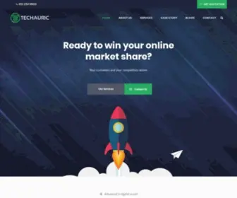Techauric.com(Techauric Ai App Developers) Screenshot