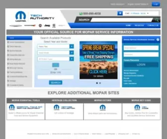 Techauthority.com(Buy Mopar Approved Service Information) Screenshot