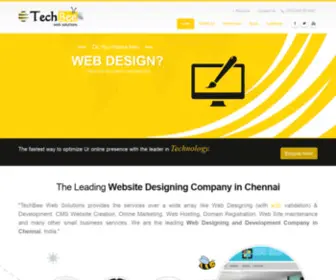 Techbee.co.in(Web Designing Company Chennai) Screenshot