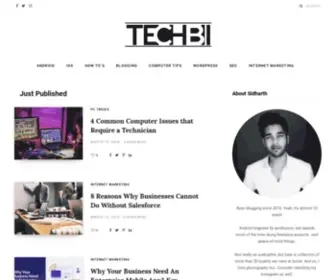 Techbii.com(The Trendy Tech Blog) Screenshot