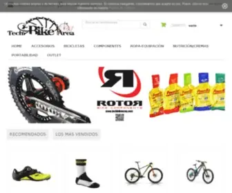 Techbikearea.com(Componentes para bicicletas) Screenshot