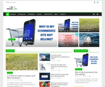 Techbizland.com(Tech Biz land) Screenshot