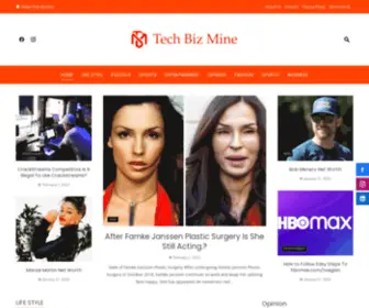 Techbizmine.com(Tech Biz Mine Opinion Science) Screenshot