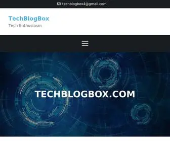 Techblogbox.com(TECH ENTHUSIASM) Screenshot