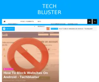 Techbluster.com(Technology News Updates Blogs in India) Screenshot