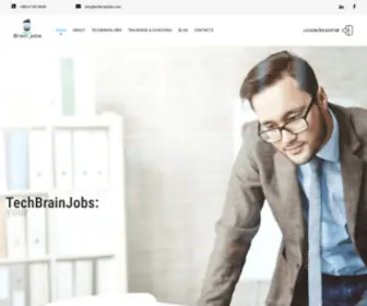 Techbrainjobs.com(International recruiting agency) Screenshot