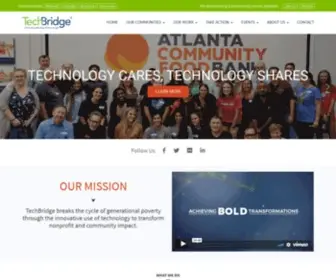 Techbridge.org(Technology for nonprofits) Screenshot