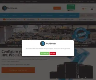 Techbuyer.com(Refurbished Servers) Screenshot