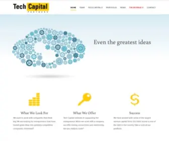 Techcapital.com(Tech Capital Partners) Screenshot