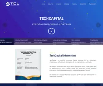 Techcapitalholdings.com(Blockchain Platform for Future) Screenshot