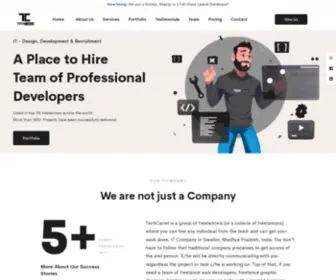 Techcarrel.com(A Cubicle of Freelancers) Screenshot