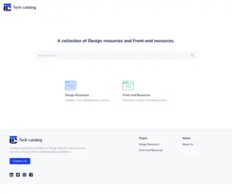 Techcatalog.io(Design resources) Screenshot
