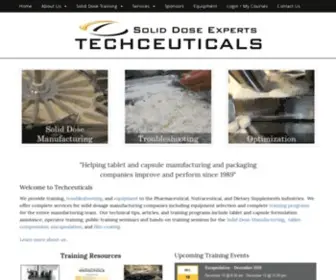 Techceuticals.com(Solid Dose Pharmaceutical Training) Screenshot