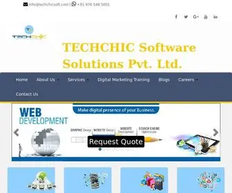 Techchicsoft.com(Digital Marketing Company) Screenshot