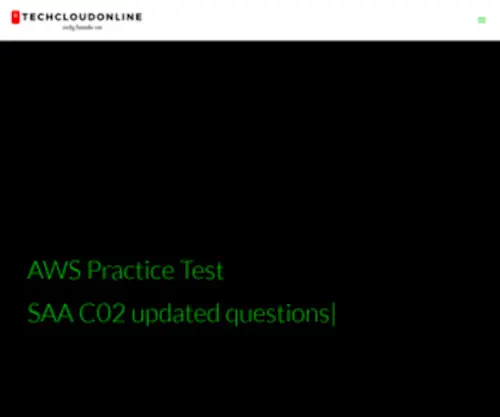 Techcloudonline.com(A practical perspective of AWS) Screenshot