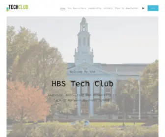 Techclubhbs.com(HBS Tech Club) Screenshot