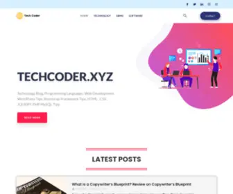 Techcoder.xyz(Domain Details Page) Screenshot