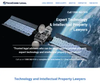 Techcomm.com.au(Expert Technology and Intellectual Property Lawyers Melbourne) Screenshot