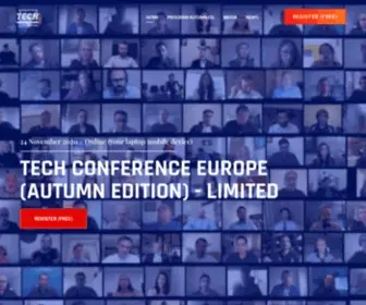 Techconference.eu(Tech related learning and networking conference in the heart of Europe) Screenshot