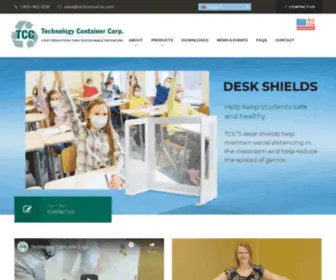 Techcontainer.com(Corrugated Plastic Boxes) Screenshot