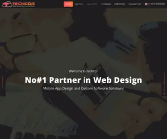 Techcorsoftwaresolutions.com(Techcor Solutions) Screenshot