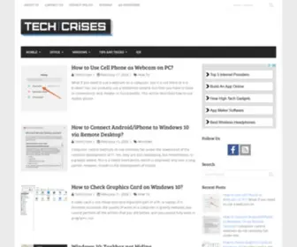 Techcrises.com(An IT blog) Screenshot