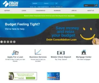 Techcu.org(Tech Credit Union) Screenshot