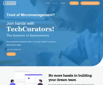 Techcurators.in(Home) Screenshot