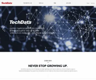 Techdata.co.kr(㈜테크데이타) Screenshot