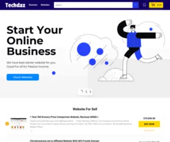 Techdaz.com(Start Online Business) Screenshot