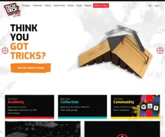 Techdeck.com(Tech Deck) Screenshot