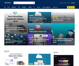 Techdee.com(Business and Technology Blog) Screenshot