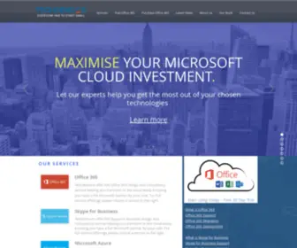 Techdemons.co.uk(Techdemons Cloud solution provider) Screenshot