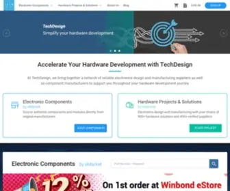 Techdesign.com(Accelerate your hardware development) Screenshot