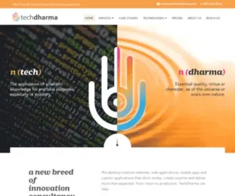 Techdharma.com(Website Design and Application Development in Los Angeles) Screenshot