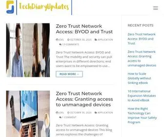 Techdiaryupdates.com(TechdiaryUpdates) Screenshot