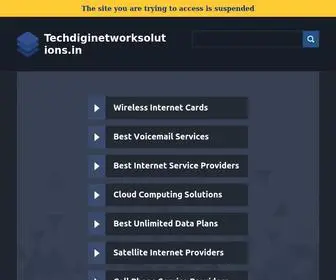 Techdiginetworksolutions.in(Techdiginetworksolutions) Screenshot