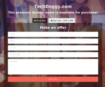 Techdoggy.com(TechDoggy) Screenshot